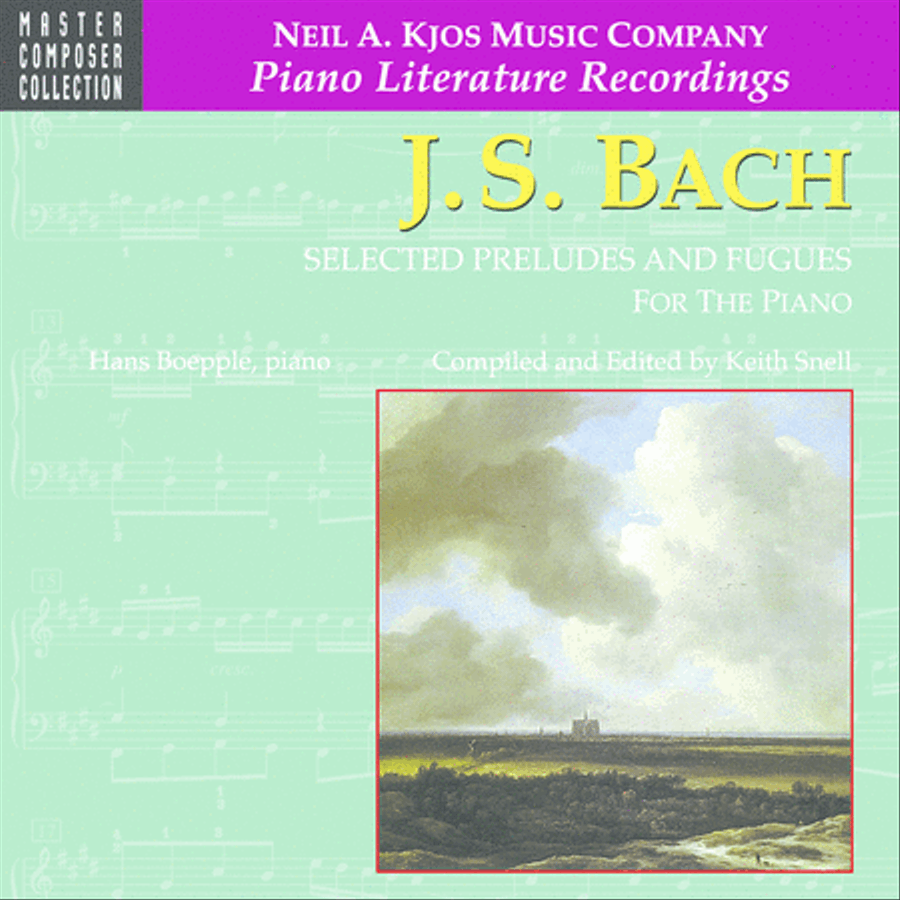 Bach - Selected Preludes & Fugues (CD) Piano Solo scores gallery preview page 1