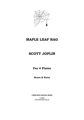 MAPLE LEAF RAG for 4 flutes - SCOTT JOPLIN