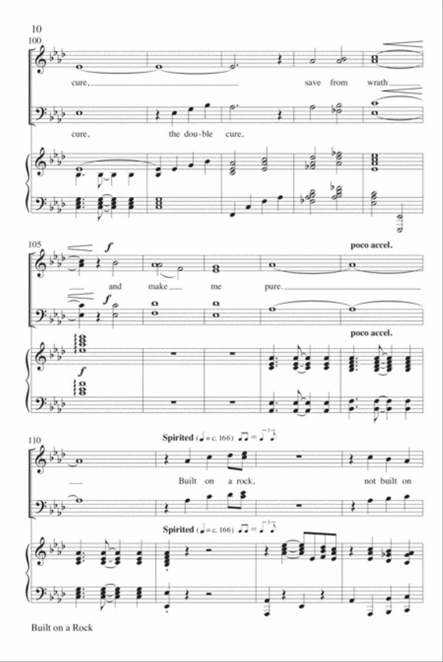 Built on a Rock 4-Part scores gallery preview page 11