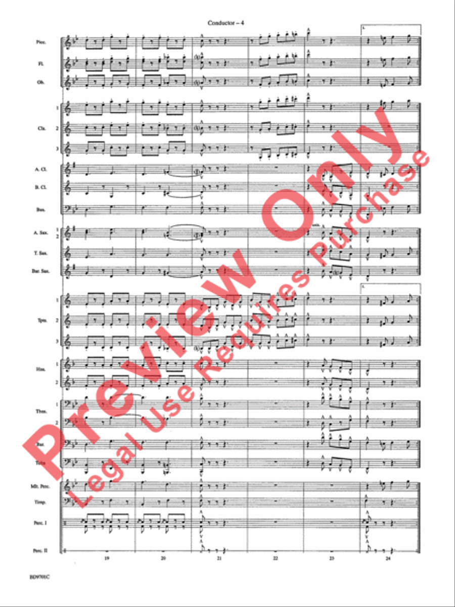 Semper Fidelis Concert Band scores gallery preview page 7