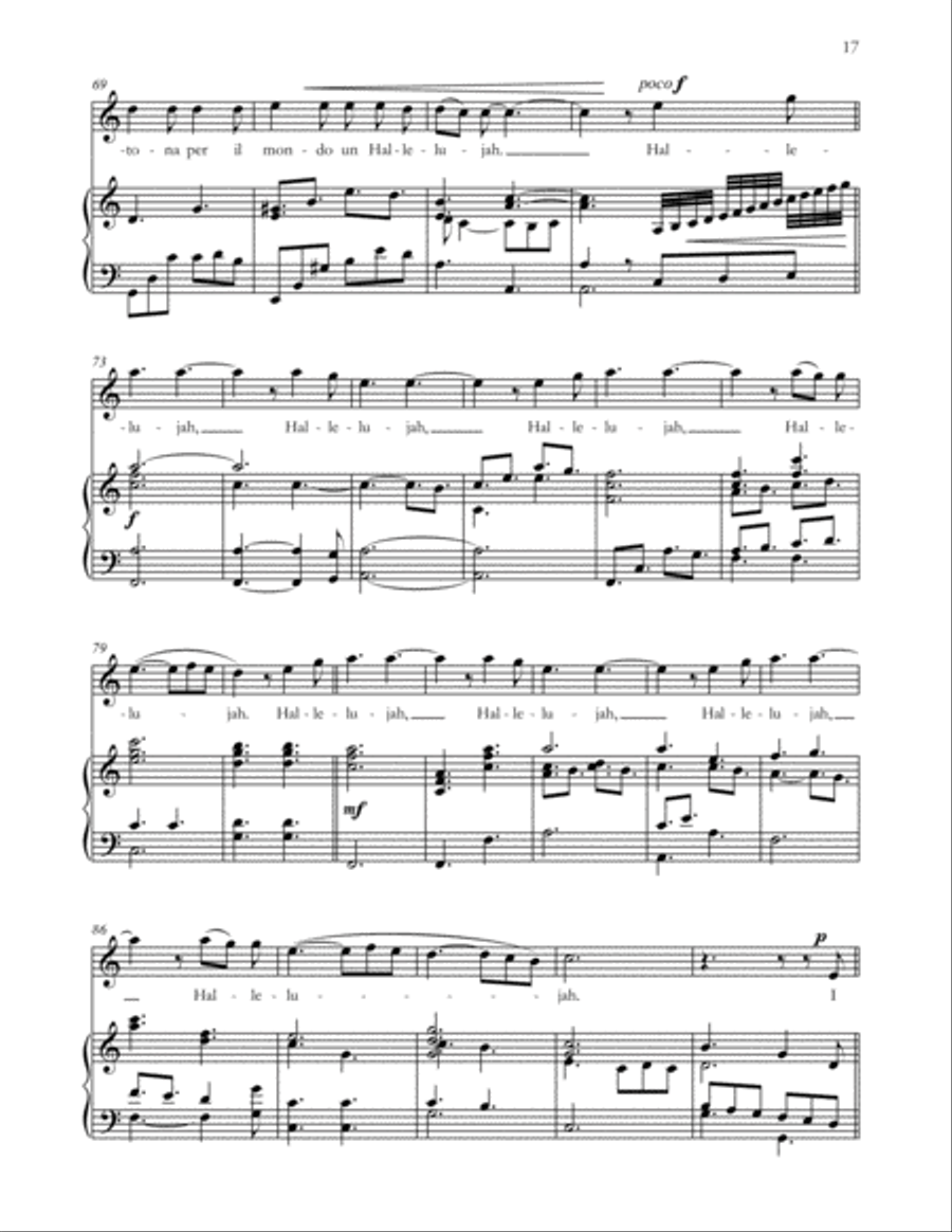 Hallelujah Hallelujah 4-Part scores gallery preview page 6