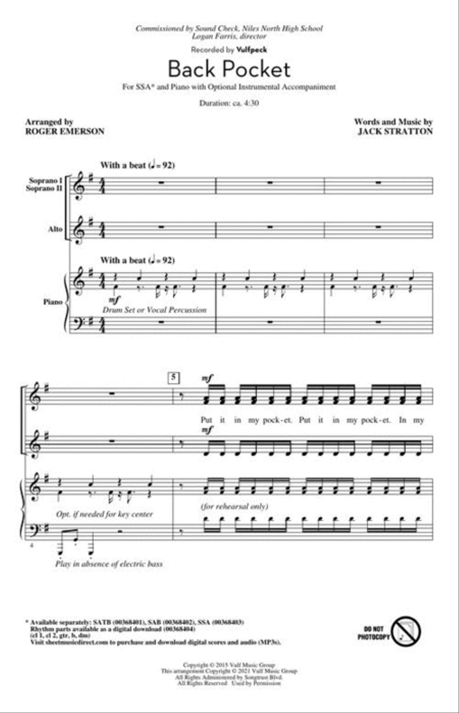 Back Pocket Back Pocket SSA scores gallery preview page 3