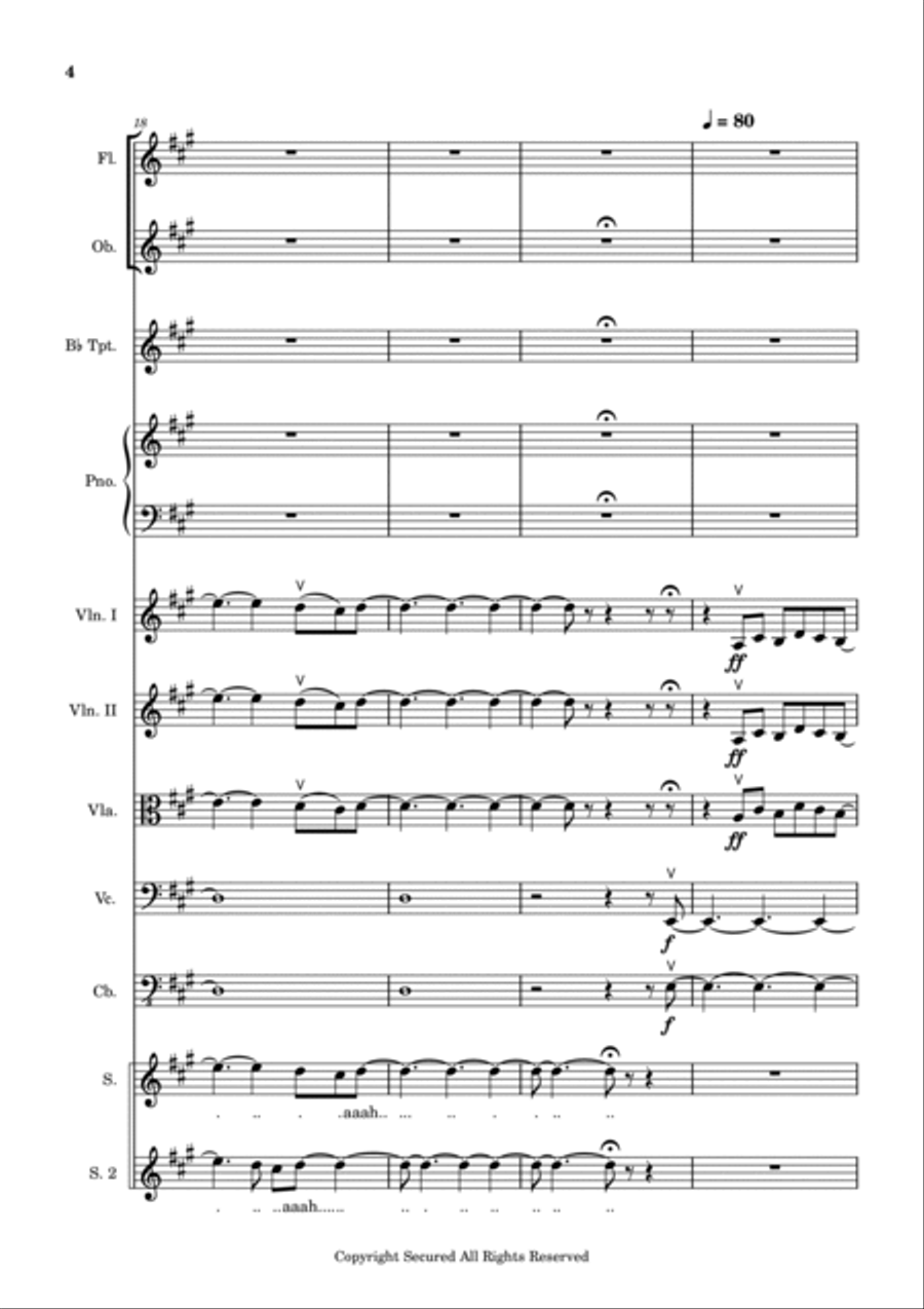 Tribute Full Orchestra scores gallery preview page 4