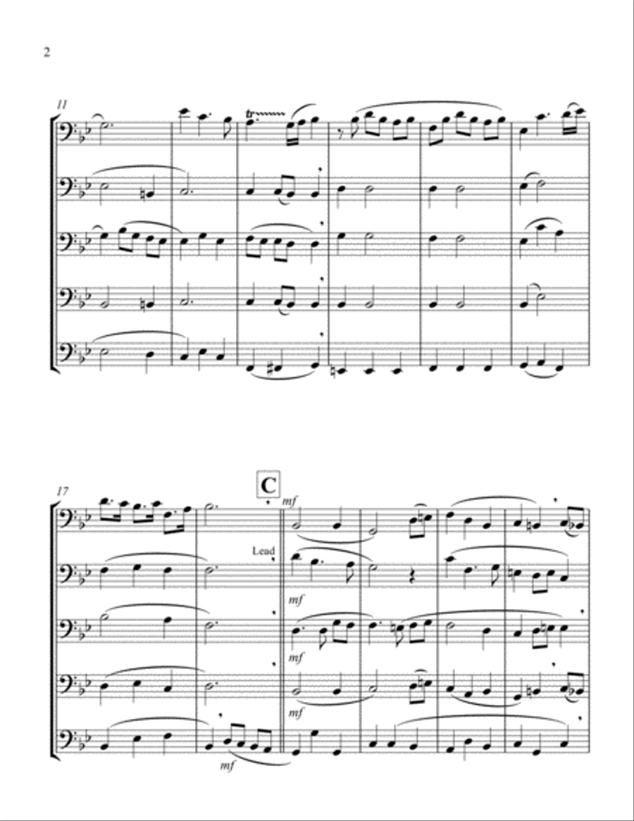 Bist Du Bei Mir (Violoncello Quintet) String Quintet scores gallery preview page 2