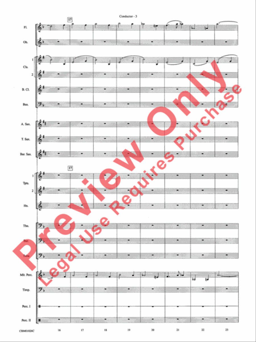 Harry Potter, Highlights from Concert Band scores gallery preview page 5