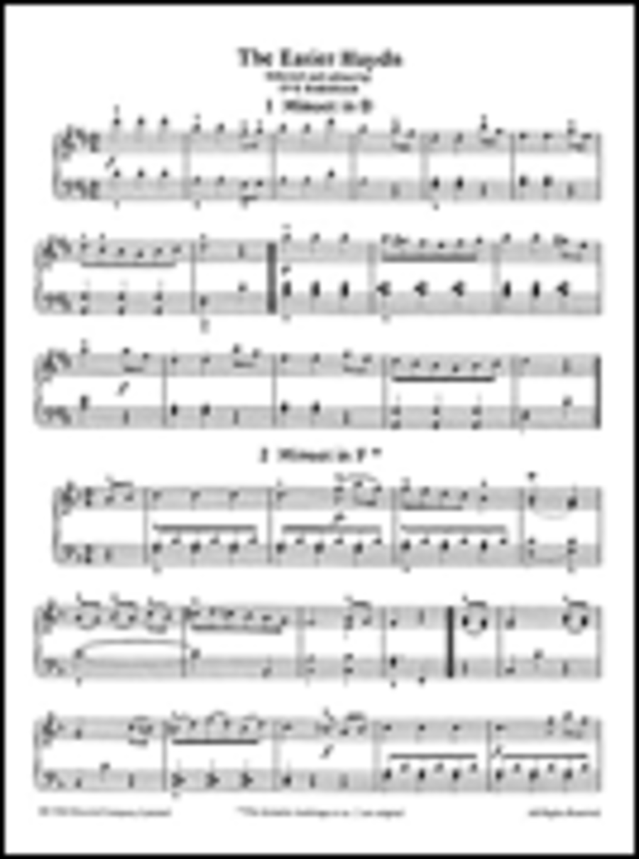 Haydn Easier Haydn (Barsham) Piano