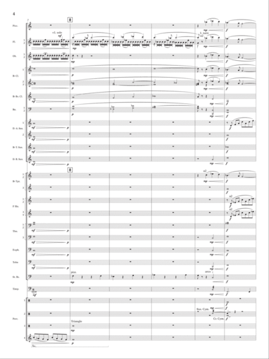 Rise of the Unicorn - Conductor Score (Full Score) Concert Band scores gallery preview page 4