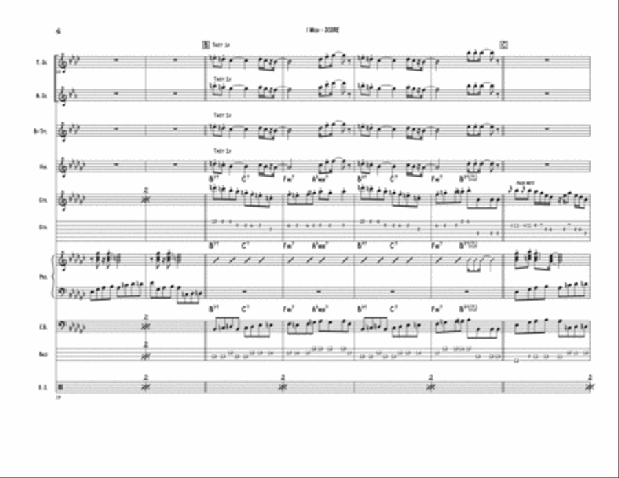 I Wish I Wish Large Ensemble scores gallery preview page 4