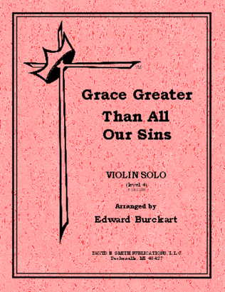 Book cover for Grace Greater Than All Our Sins