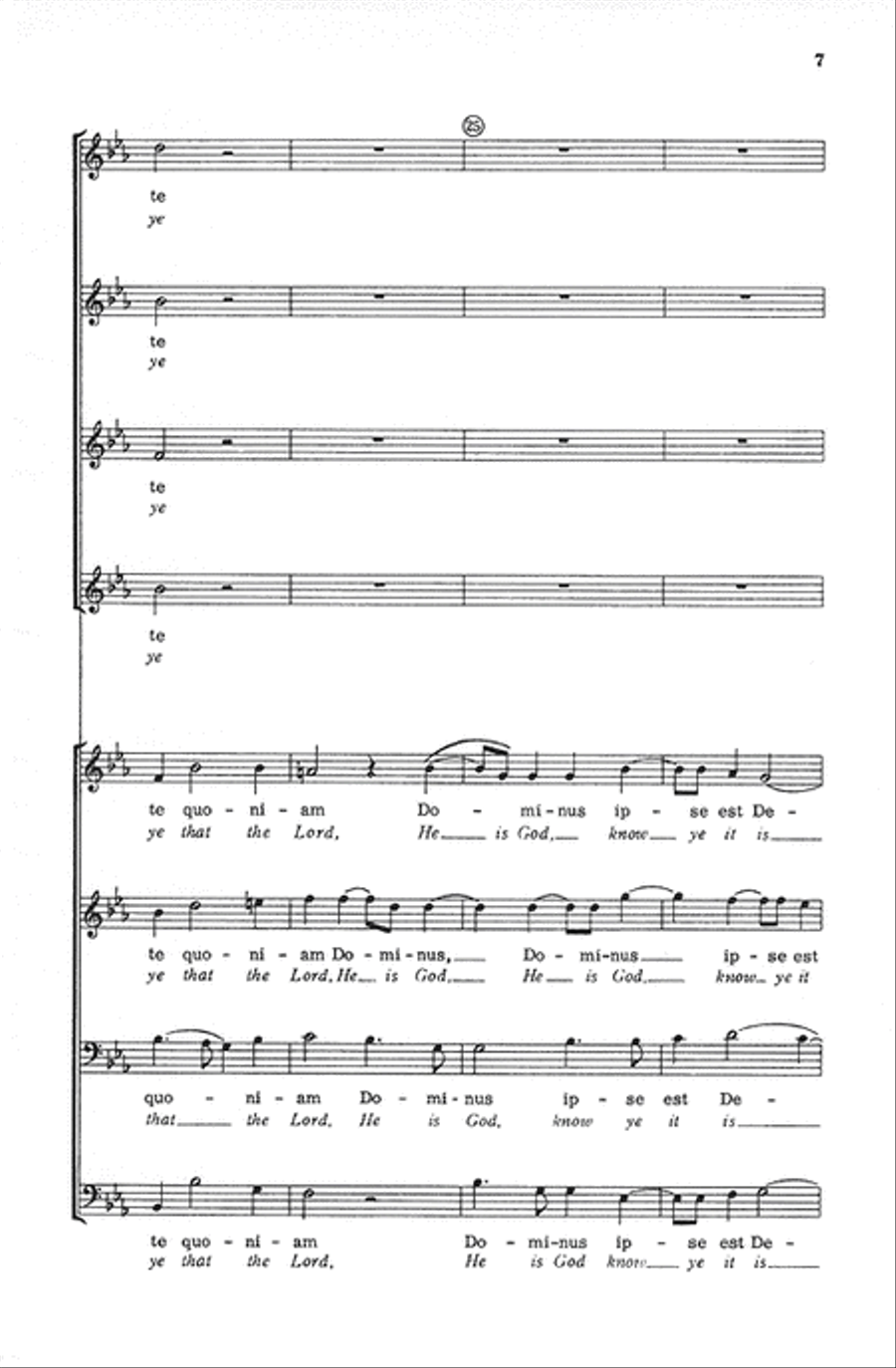 Jubilate Deo (Make a Joyful Noise Unto the Lord) Choir scores gallery preview page 7