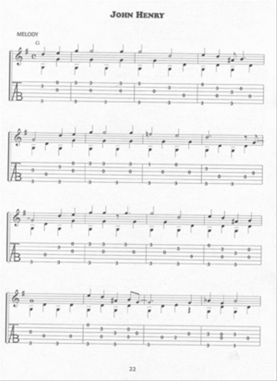 Beginner's Fingerpicking Guitar: Folk, Blues and Country Acoustic Guitar scores gallery preview page 3