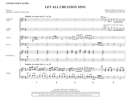 Let All Creation Sing - Full Score