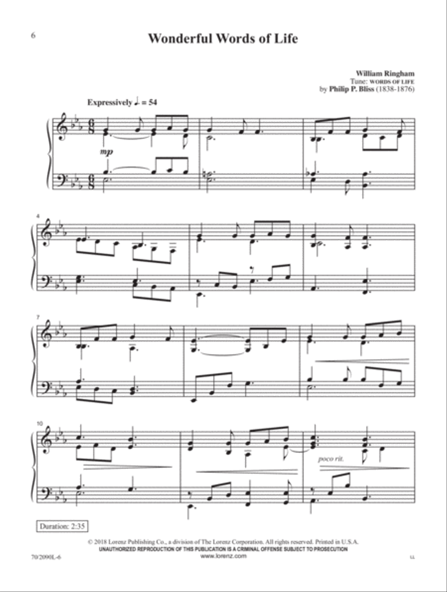 O Day of Peace Piano Solo scores gallery preview page 4