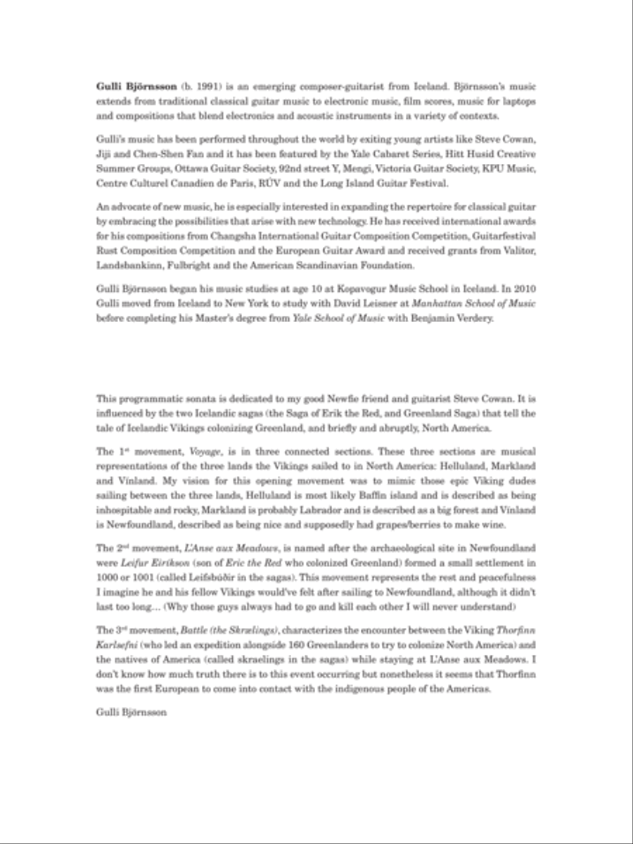 Arctic Sonata Classical Guitar scores gallery preview page 2