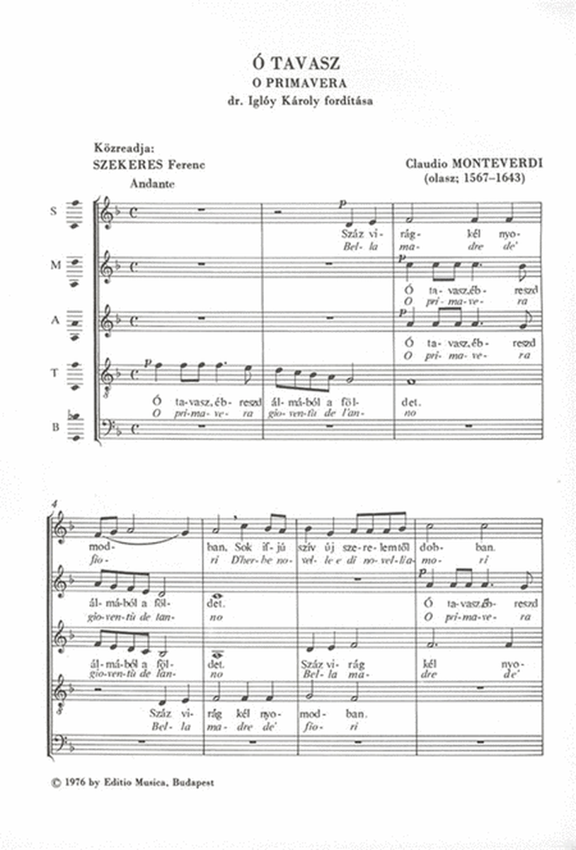 Old Masters' Mixed Choruses V25
