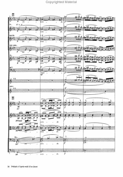 Three Great Orchestral Works in Full Score -- Prélude a l'après-midi d'un faune, Nocturnes, La Mer