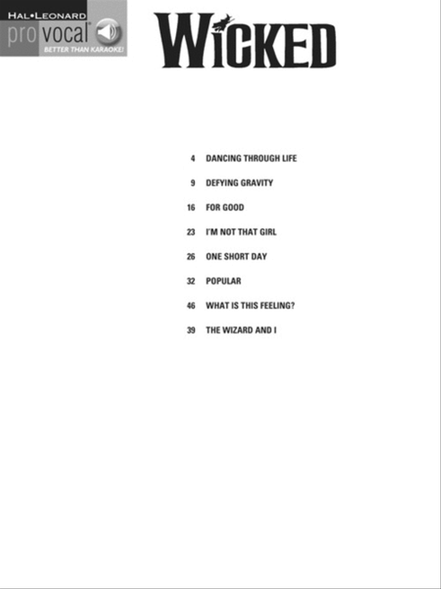 Wicked Voice scores gallery preview page 2