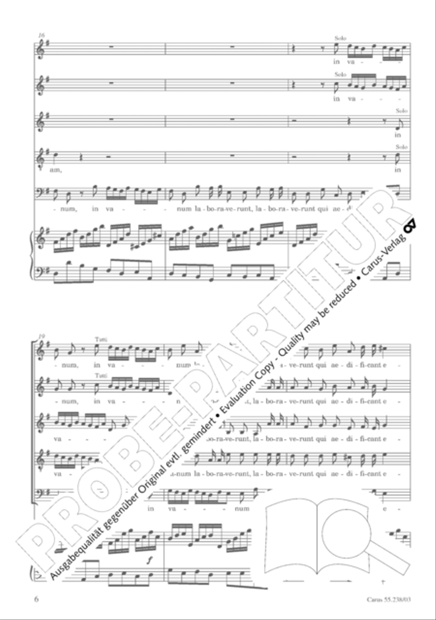 Nisi Dominus Nisi Dominus SSATB scores gallery preview page 9