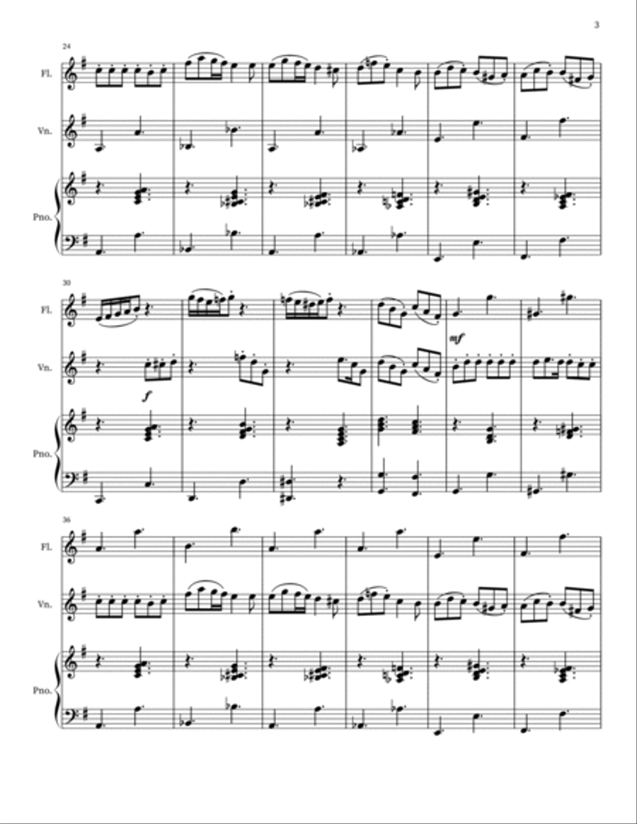 Christmas Morning Flute scores gallery preview page 3