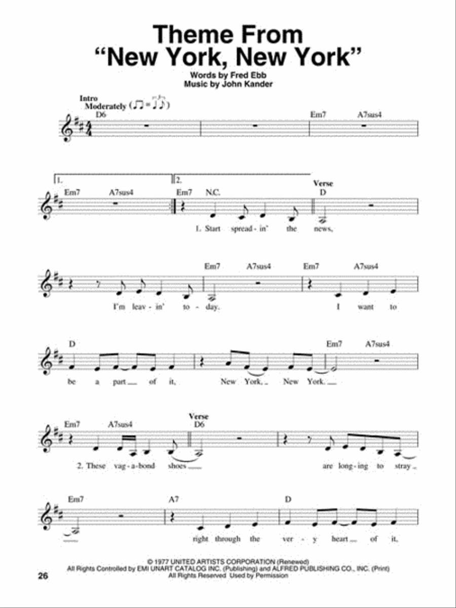 Frank Sinatra Classics Voice scores gallery preview page 4