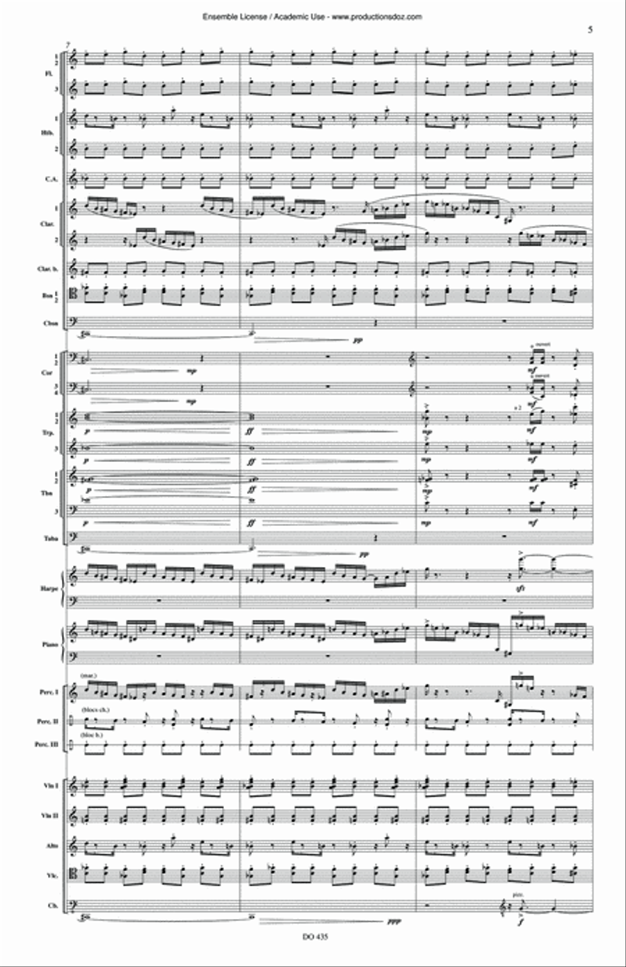 Cartes postales de Trois-Rivières... Orchestra scores gallery preview page 5