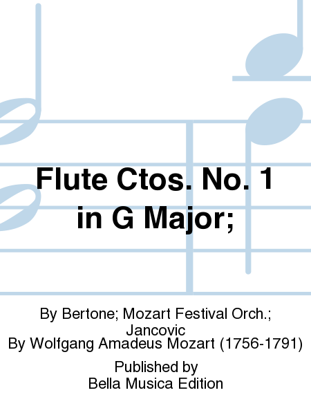 Flute Ctos. No. 1 in G Major;