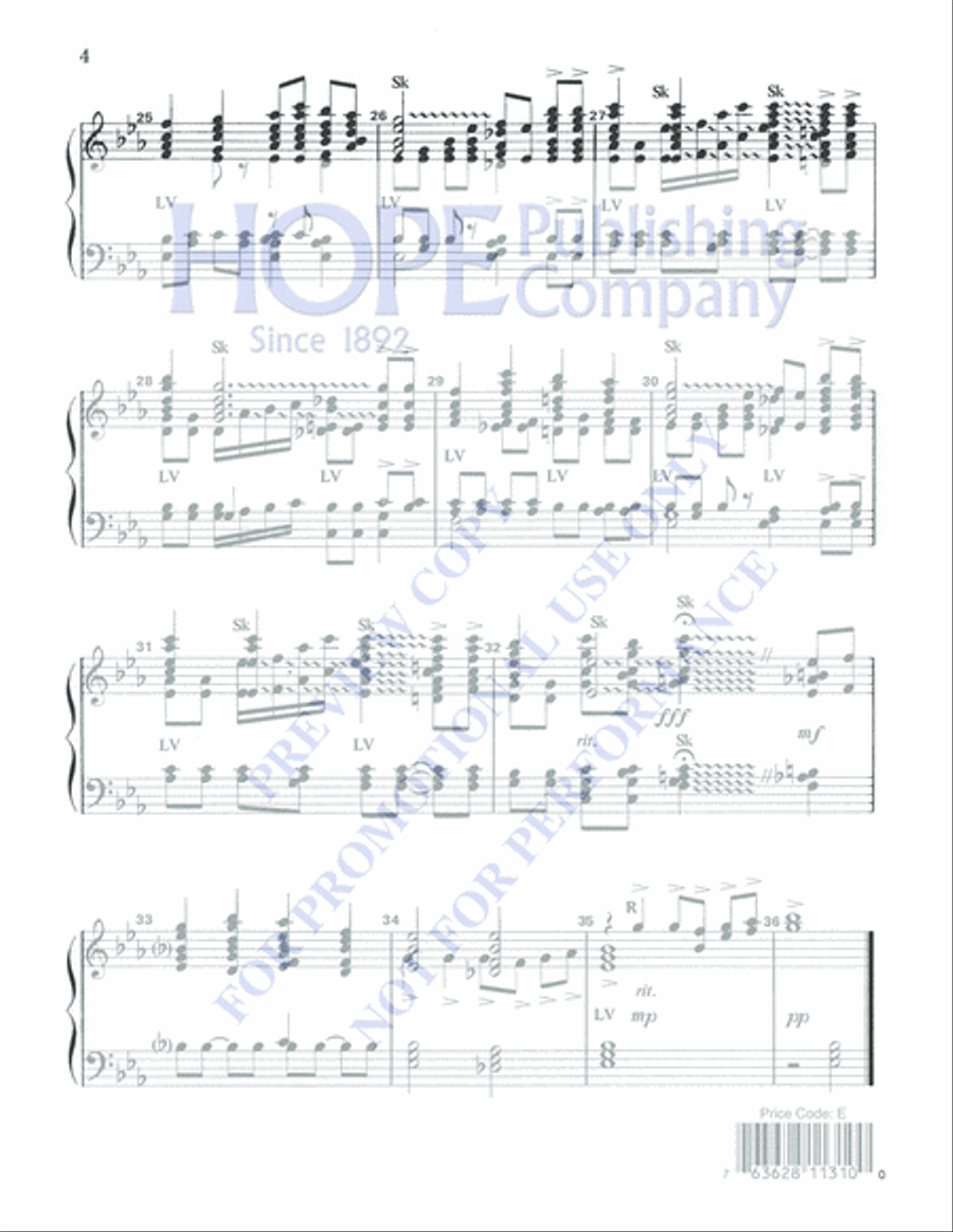 Savior, Like a Shepherd Lead Us 3-Octaves scores gallery preview page 4