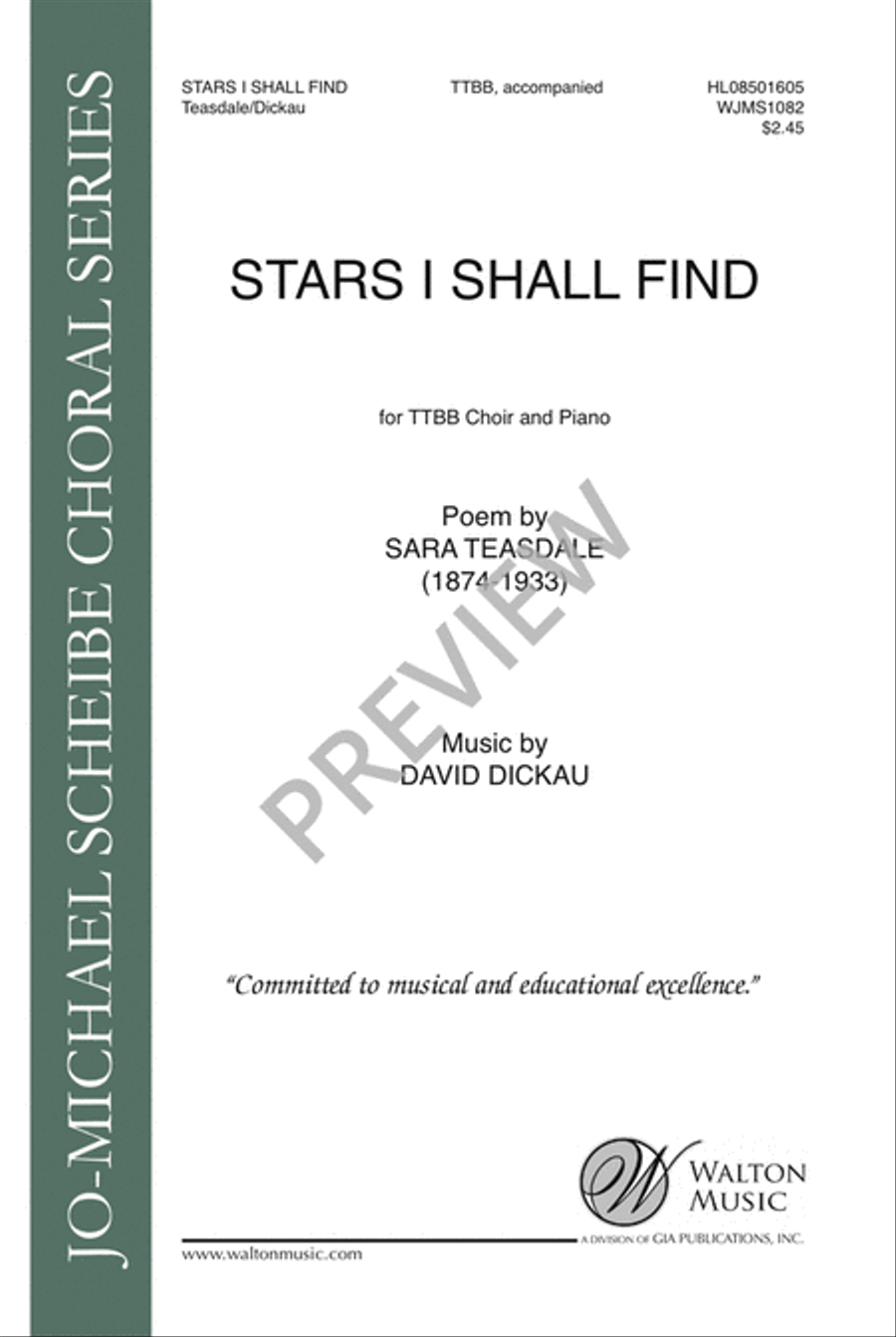 Stars I Shall Find (TTBB) TTBB scores gallery preview page 2