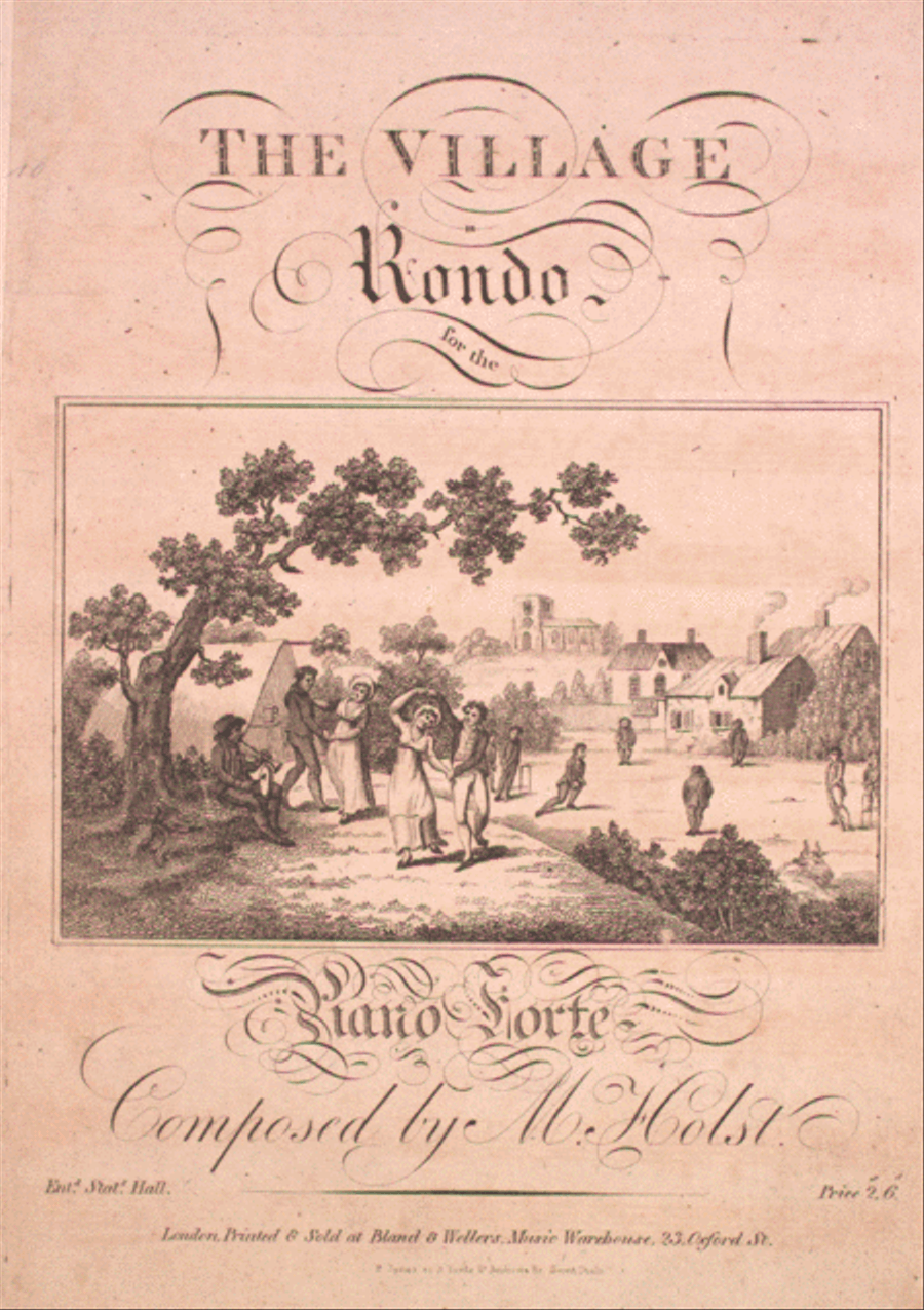 The Village Rondo for the Piano Forte Piano Solo scores gallery preview page 1