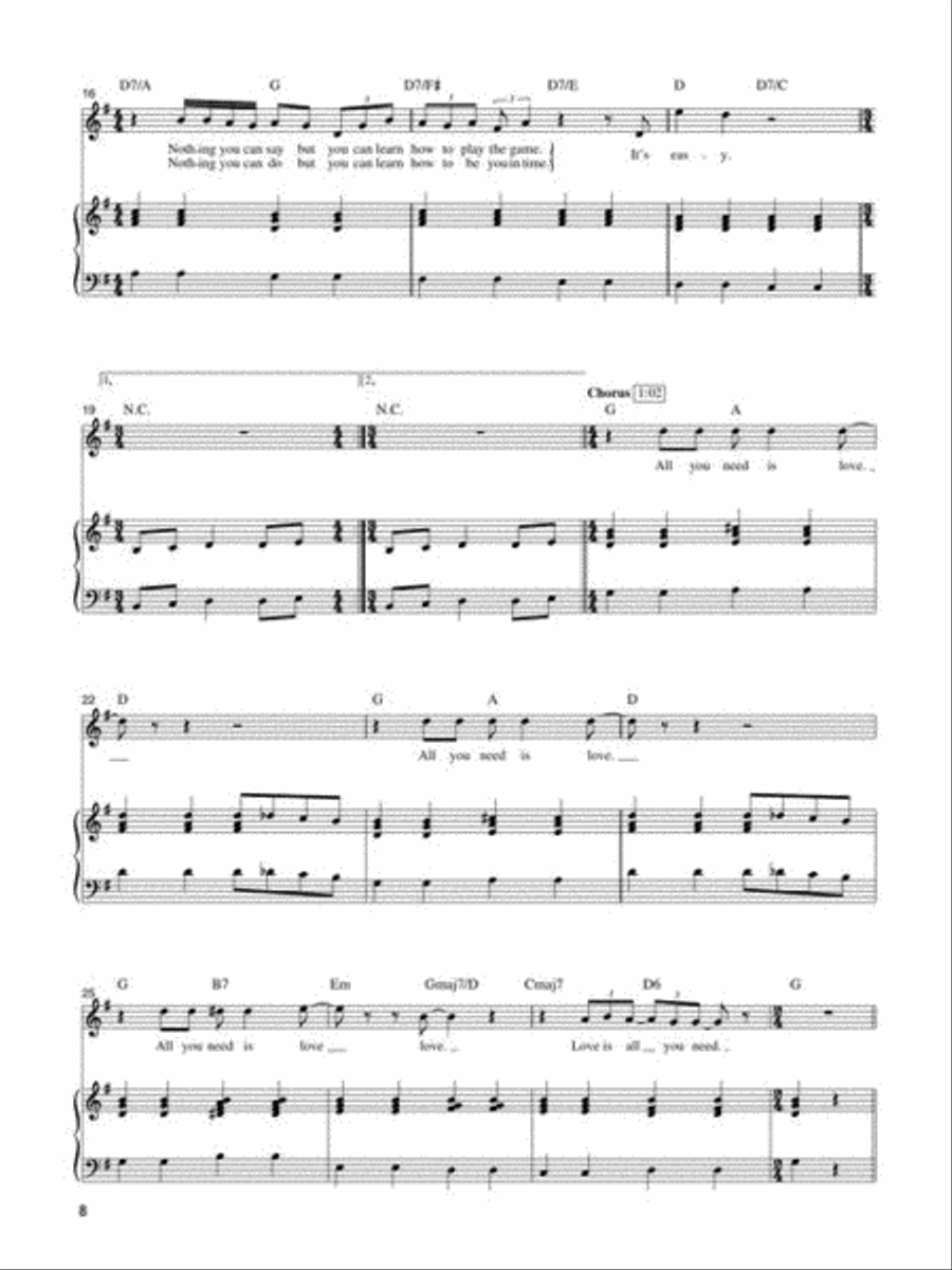 The Beatles Piano scores gallery preview page 6
