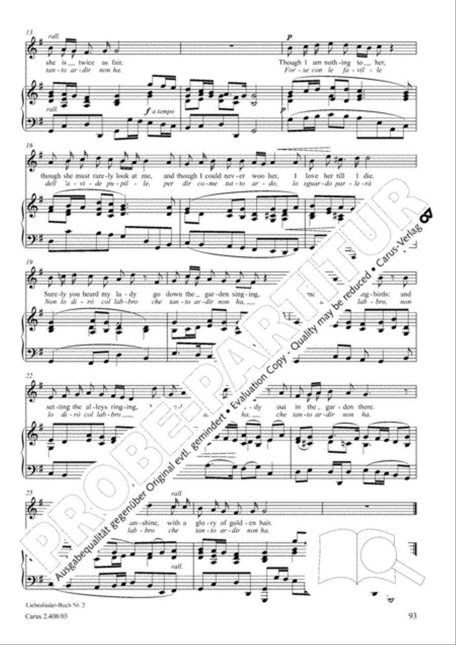 Love songs. Collection for voice & piano. 80 arrangements for weddings and celebrations Voice scores gallery preview page 70