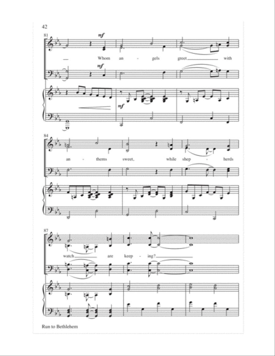 Sing with the Angels!- Score 4-Part scores gallery preview page 45