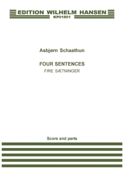 Fire Saetninger (Four Sentences)