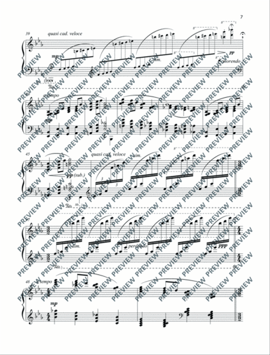 Suzhou Gardens Piano Solo scores gallery preview page 8
