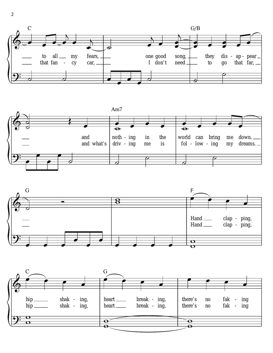 Play My Music Play My Music Easy Piano scores gallery preview page 2