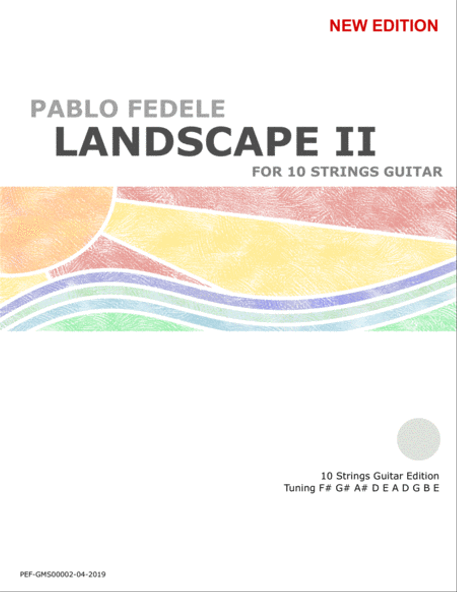 Landscape II - New Edition Classical Guitar scores gallery preview page 1