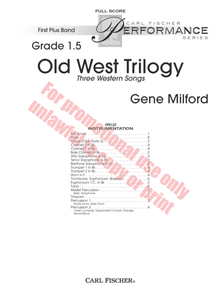 Old West Trilogy image number null