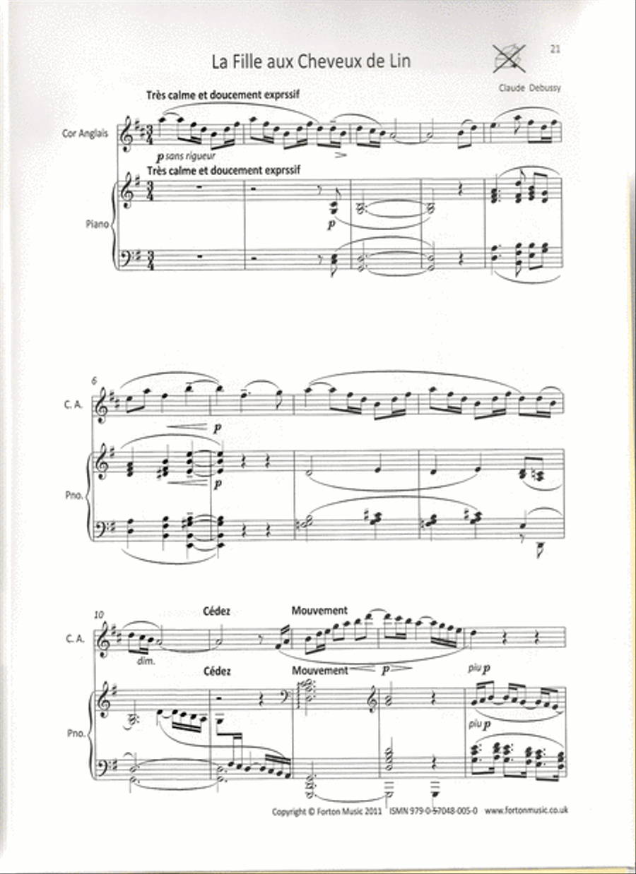 Solos for Cor Anglais Book 1 English Horn scores gallery preview page 4