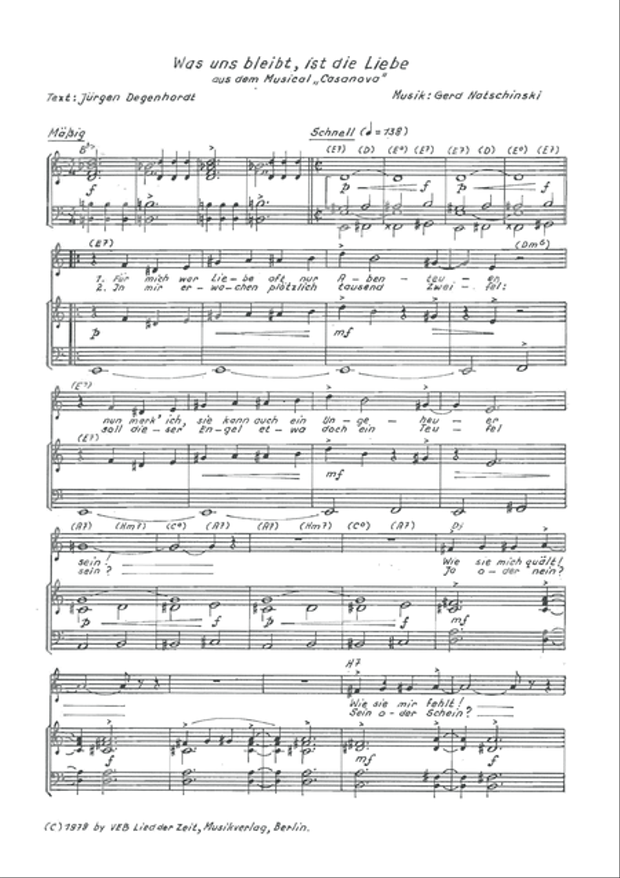 Was uns bleibt, ist die Liebe Voice scores gallery preview page 3