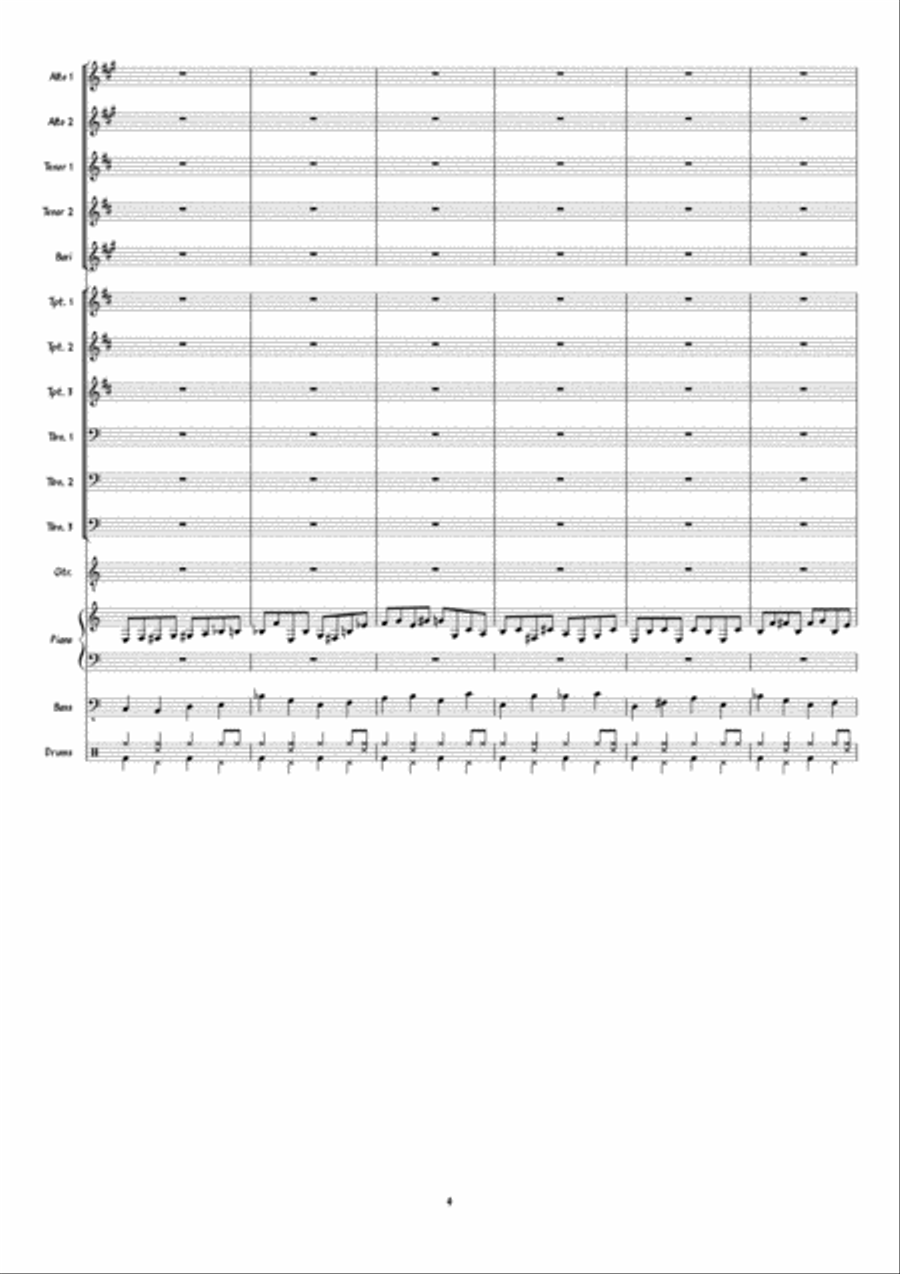 Barthelemy's Scherzo Jazz Ensemble scores gallery preview page 4