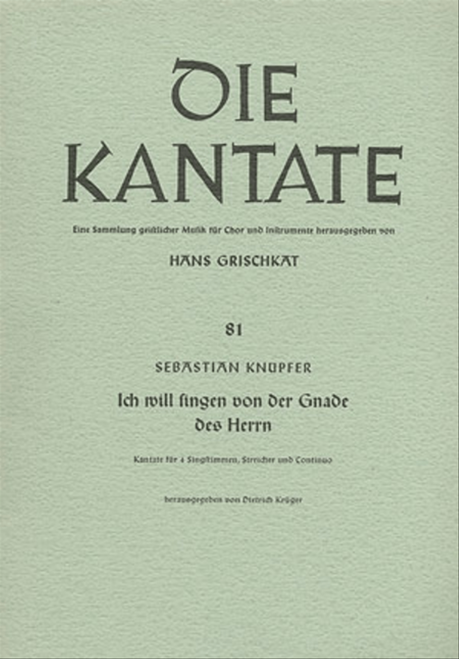 Ich will singen von der Gnade 4-Part scores gallery preview page 1