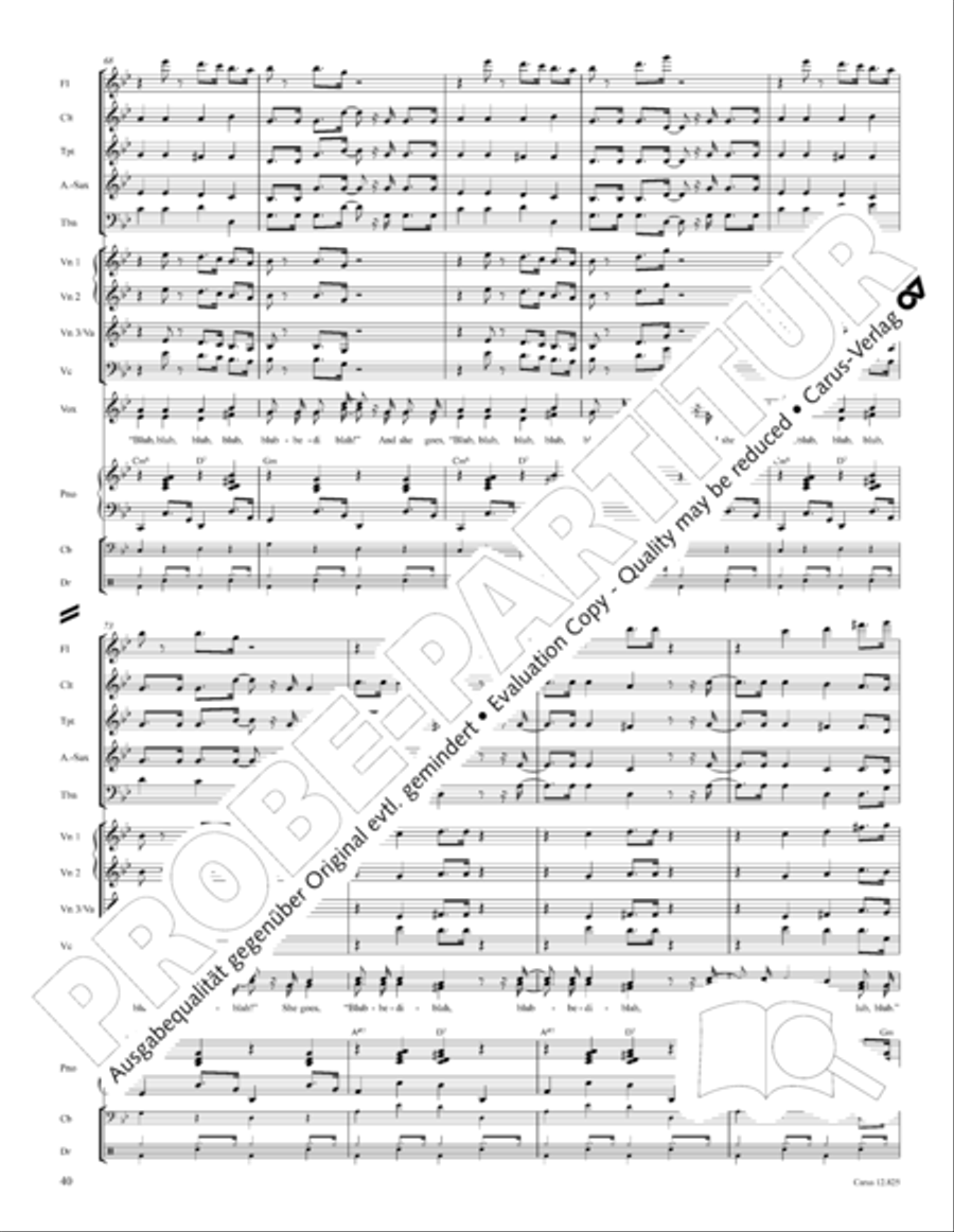 Circus Allegro Circus Allegro Choir scores gallery preview page 41