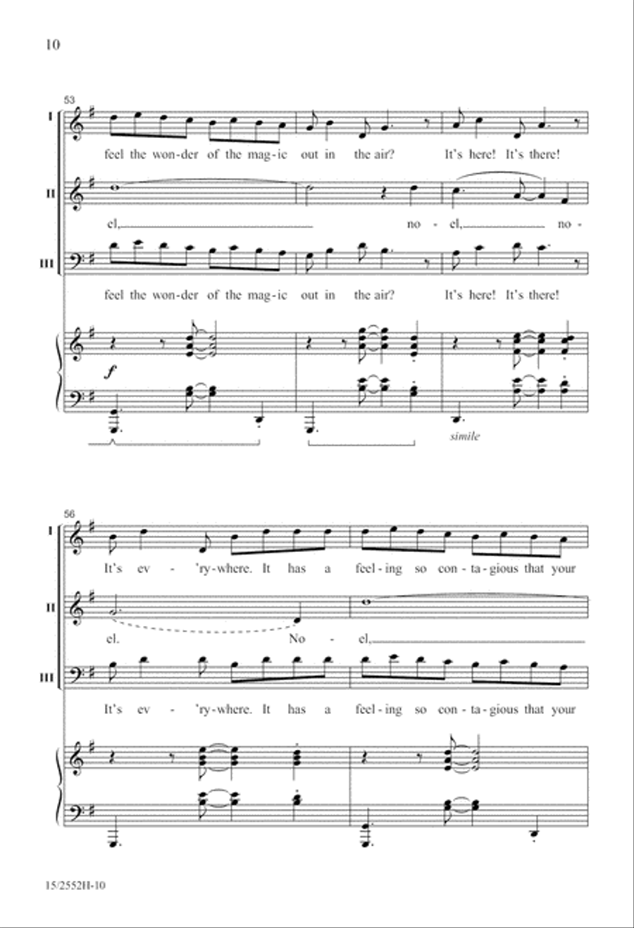 Jamaican Noel 3-Part scores gallery preview page 11