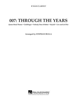 007: Through The Years - Bb Bass Clarinet