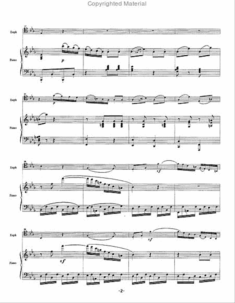 Rondo Euphonium scores gallery preview page 3