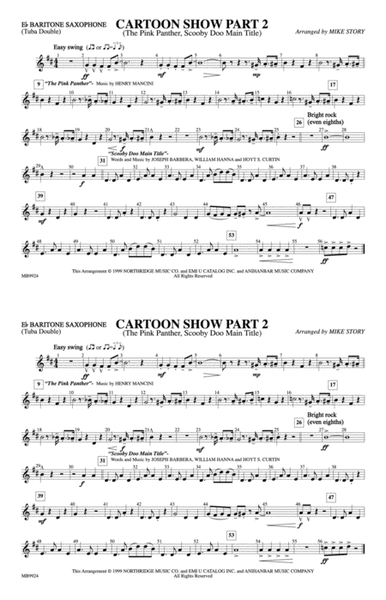 Cartoon Show, Part 2: E-flat Baritone Saxophone
