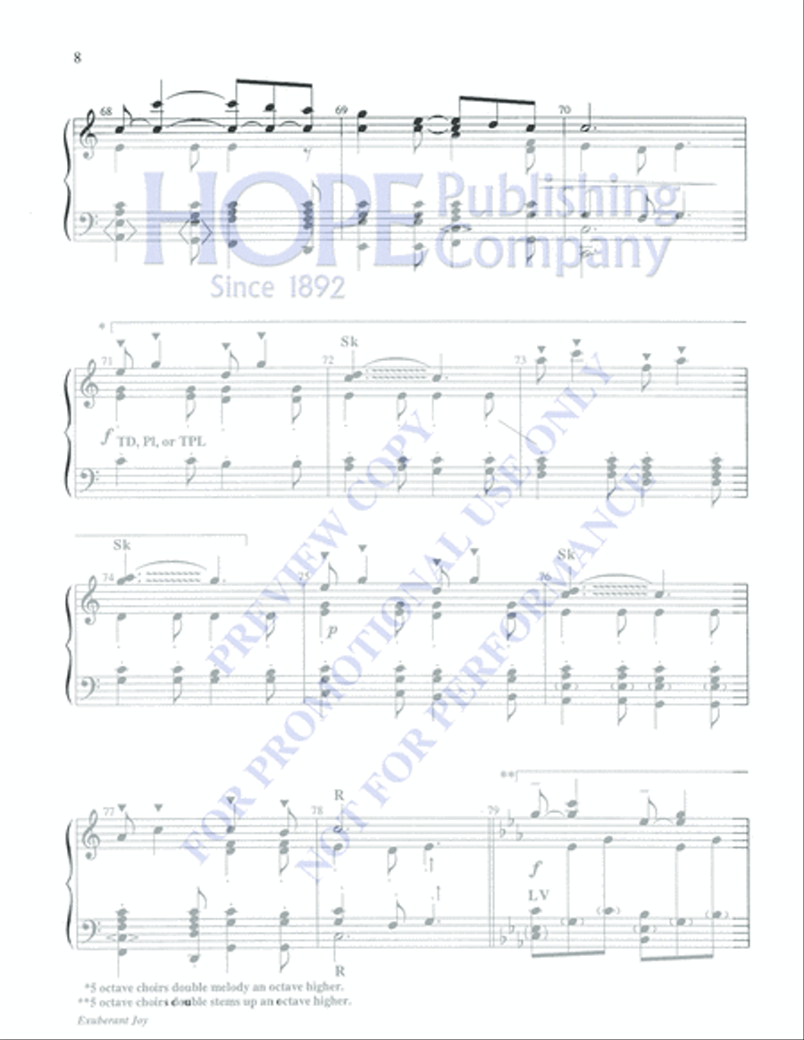 Exuberant Joy Exuberant Joy 5-Octaves scores gallery preview page 8