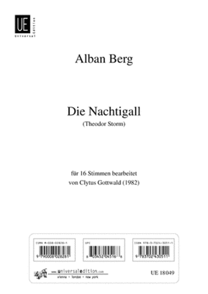 Book cover for Nachtigall, 16 Part Chorus