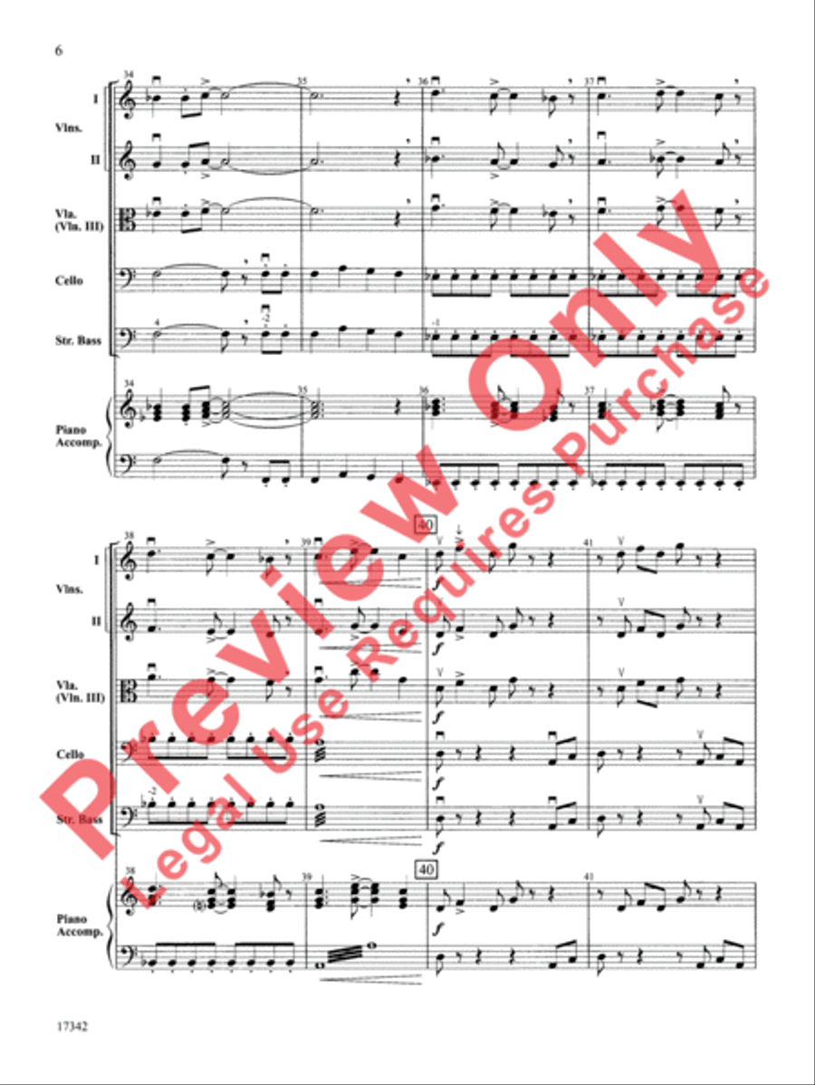 North Country Legend String Orchestra scores gallery preview page 7
