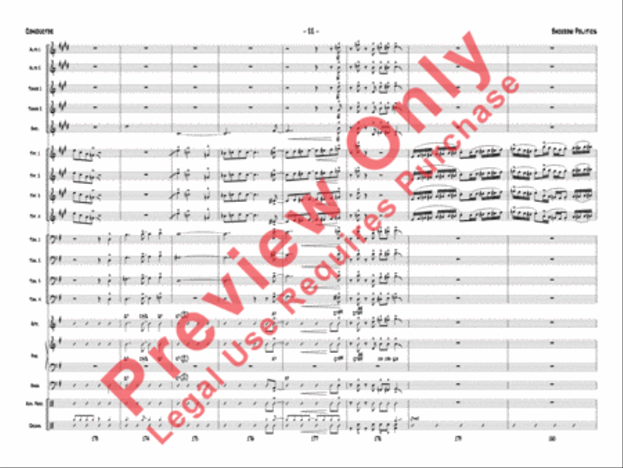 Backrow Politics Backrow Politics Jazz Ensemble scores gallery preview page 25